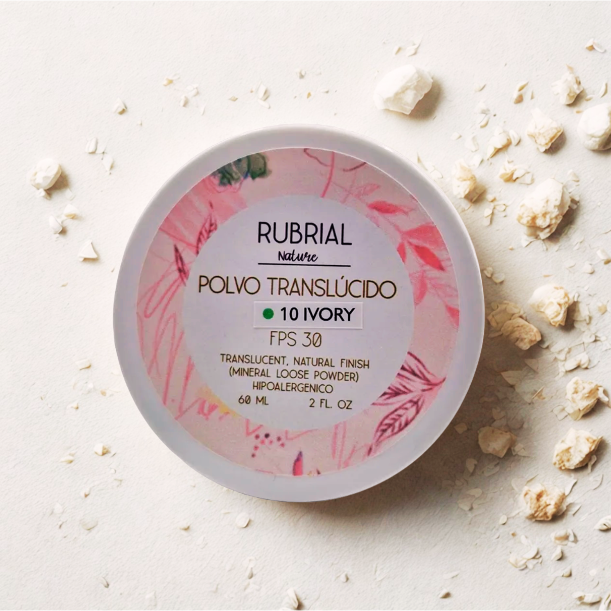 Protector Solar Translucido en Polvo FPS 30 Ivory 60 ml (2.03 oz)