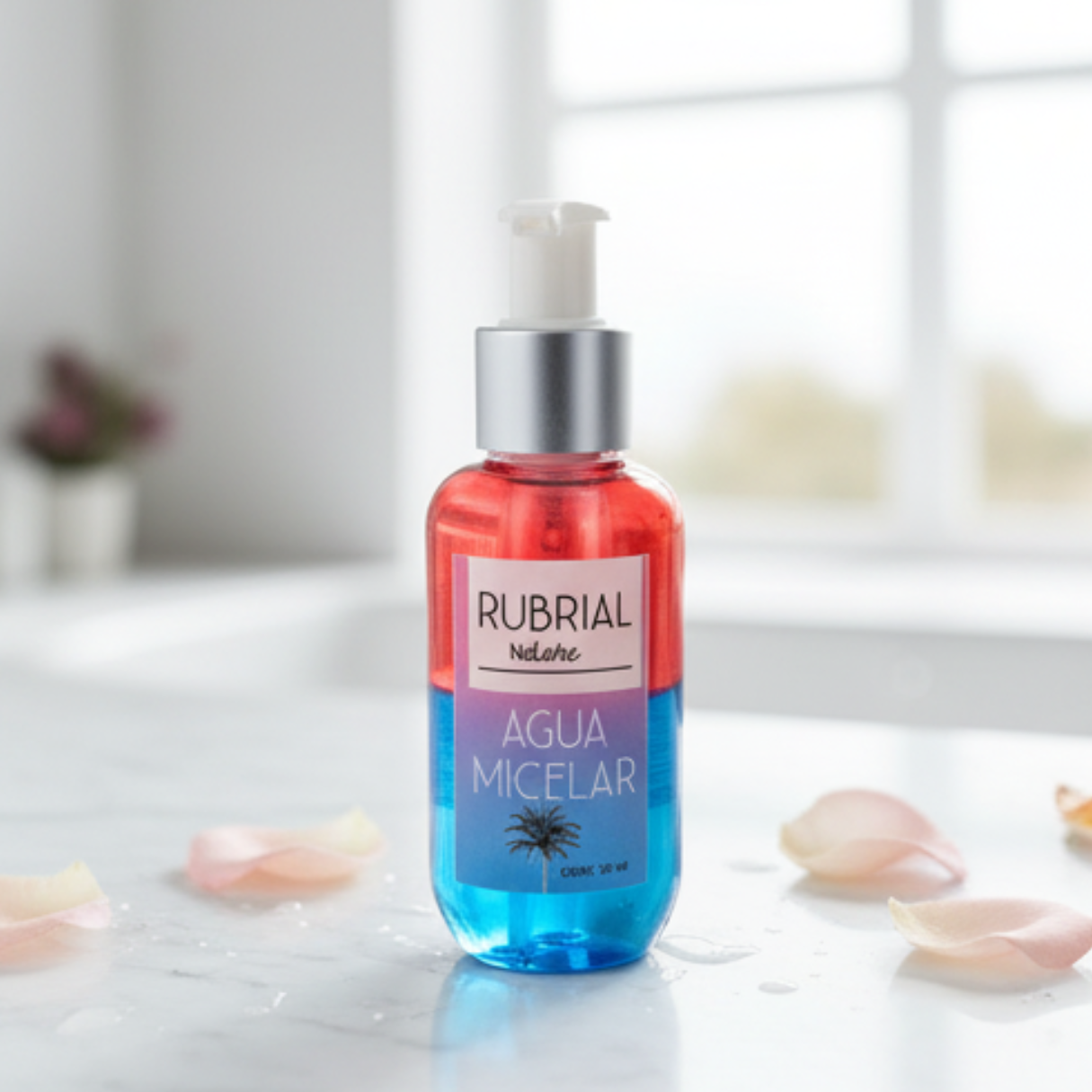 Agua Micelar Bifásica Rubrial 30ml| Desmaquillante y Limpieza Profunda