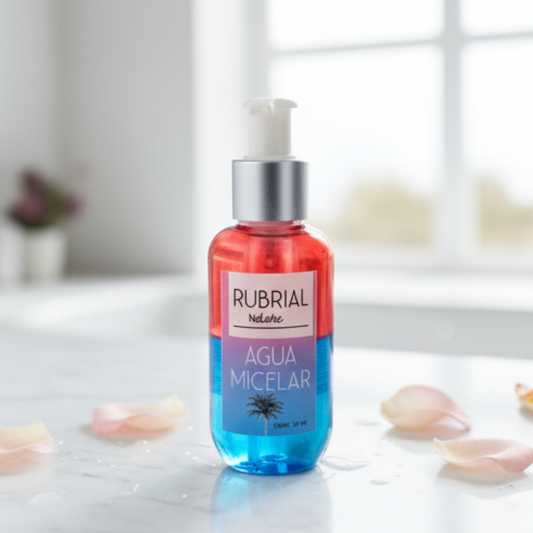 Agua Micelar Bifásica Rubrial 30ml| Desmaquillante y Limpieza Profunda