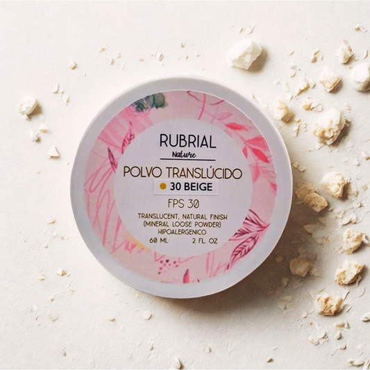 Protector Solar Translucido en Polvo FPS 30 Beige 60 ml (2.03 oz)