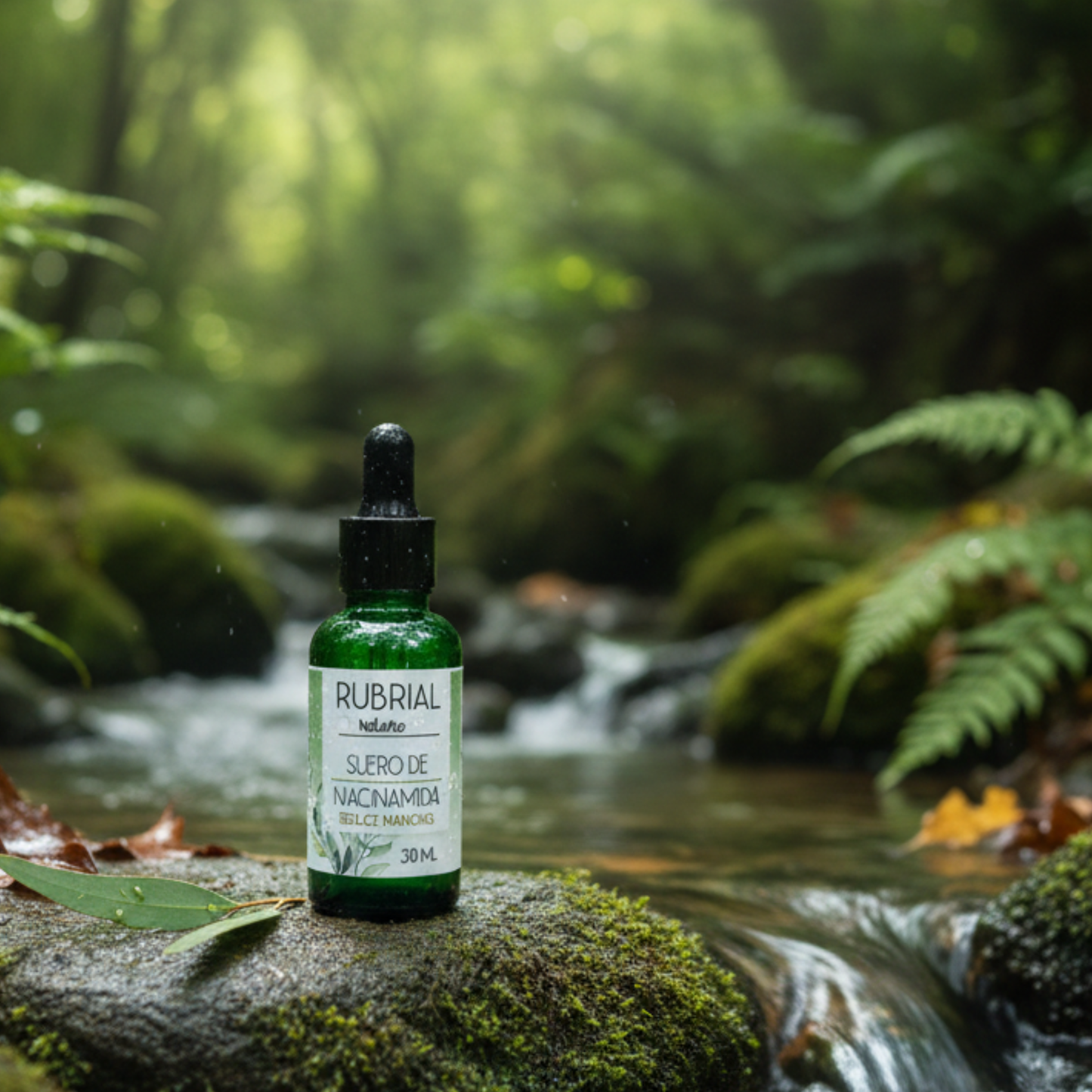 Serum de Niacinamida 5% - Control de Poros y Piel Grasa - Efecto Glow Antimanchas - 30ml - Rubrial