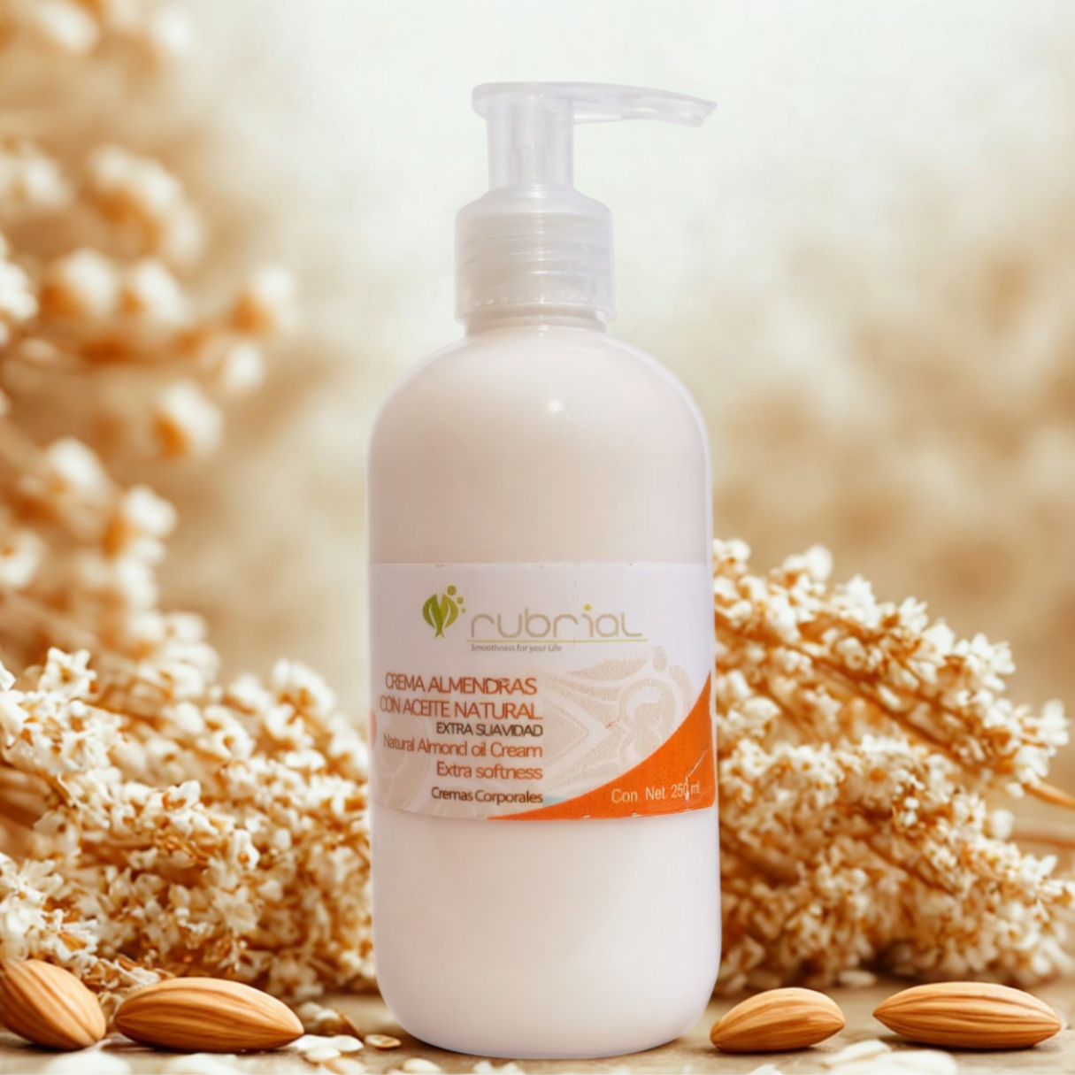 Crema de Almendras con Aceite Natural 250 ml (8.45 oz)