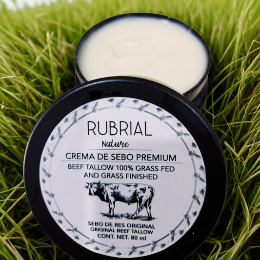 Crema de sebo de res formula Rubrial