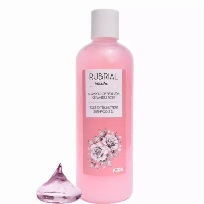 Shampoo de Seda con Cerámidas Rosas 500 ml (16.9 oz)