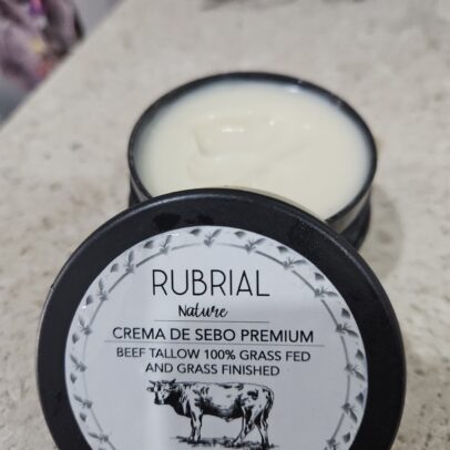 Crema de sebo de res con formula Rubrial